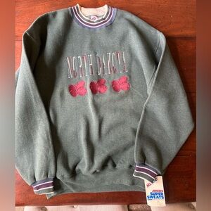 NWT Vintage Jerzees North Dakota Sweatshirt